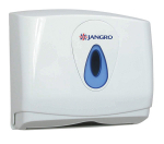 MODULAR FOLDED HAND TOWEL DISP Small, Plastic, White/Blue
