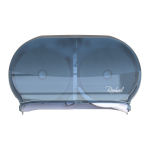 RAPHAEL TWIN JUMBO TOILET TISSUE DISPENSER - BLUE