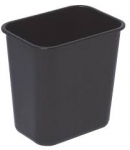 WASTE BIN Rectangular Black