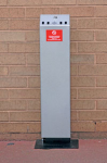 OUTDOOR ASHTRAY, Free Standing 81x18x13cm