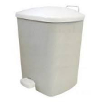 PEDAL BIN Granite 15lt (pale grey with fleck)