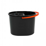 OVAL RECYCLED MOP BUCKET WITH RED HANDLE - 5L