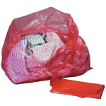 Red Laundry Bags with Water Soluble Strip