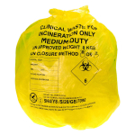 CLINICAL YELLOW SACKS (11" x 17" x 26") - BOX OF 500
