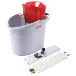 VILEDA ULTRASPEED MINI KIT,Red 10 ltr,inc mop pad & mop frame