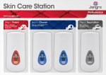 Jangro Skin Care Station Board Only 80x57cm (Holds 4 Dispens)