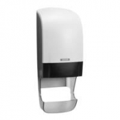 KATRIN SYSTEM TOILET DISPENSER with CORE CATCHER, White