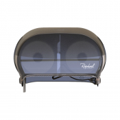 RAPHAEL VERSA TWIN TOILET TISSUE DISPENSER - SMOKE