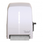 RAPHAEL LEVER CONTROL ROLL TOWEL DISPENSER - WHITE