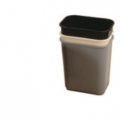 WASTE BIN Rectangular Beige