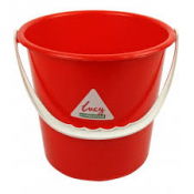 Round Bucket 2 gallon - Red