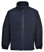 ARAN FLEECE JACKET - NAVY