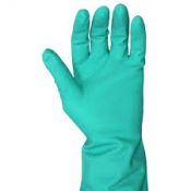 HOUSEHOLD GLOVES Green Large Singles