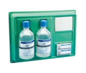 500ml EYEWASH STATION, 2x500ml Eyewash,2xEye dress in cabinet