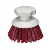 Hygiene Round Hand Scrubbing Brush - Red