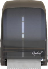 RAPHAEL MECHANICAL HANDS FREE ROLL TOWEL DISPENSER - SMOKE