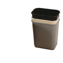 WASTE BIN Rectangular Beige