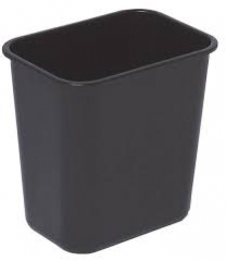 WASTE BIN Rectangular Black