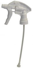 WHITE SPRAYER HEAD FOR TRIGGER SPRAY BOTTLES