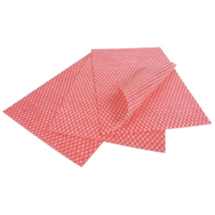 JANGRO LIGHWEIGHT CLOTH WIPE - RED - PACK OF 50