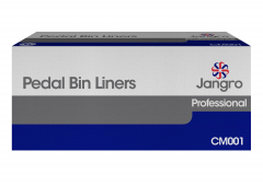WHITE PEDAL BIN LINERS (11"x18"x18") - BOX OF 1000