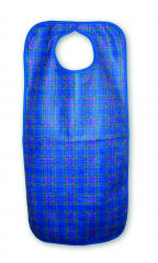 Heavy Duty Clothing Protector Apron SnapClosure 45x90cm Blue