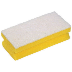 EASIGRIP SPONGE SCOURING PADS - SOFT - YELLOW