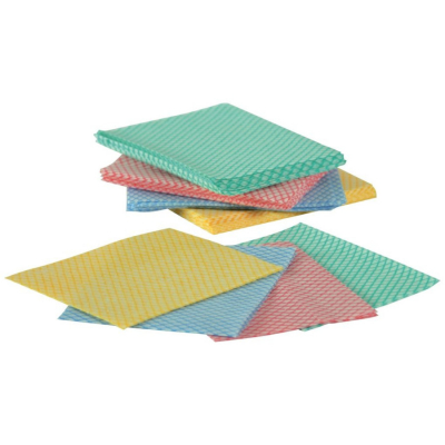 Jangro All Purpose Cloths - Various Colours - 50 Per Pack